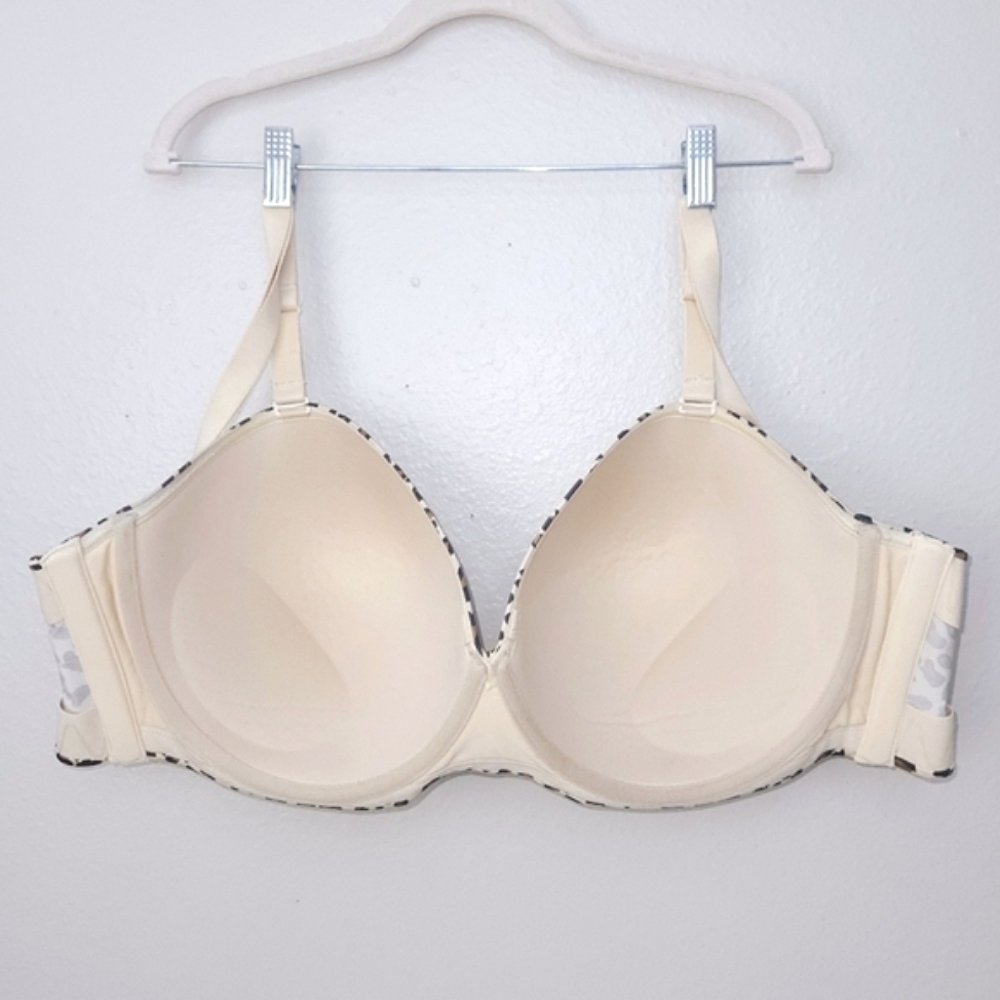 CACIQUE Multi-Way Strapless Bra 42H Leopard Print Convertible - Picture 4 of 6